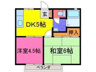 高田ハイツの物件間取画像